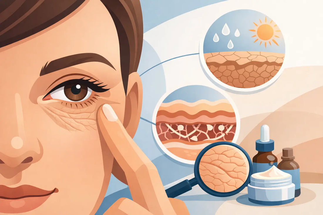 What Causes Under Eye Crepey Skin to Appear?