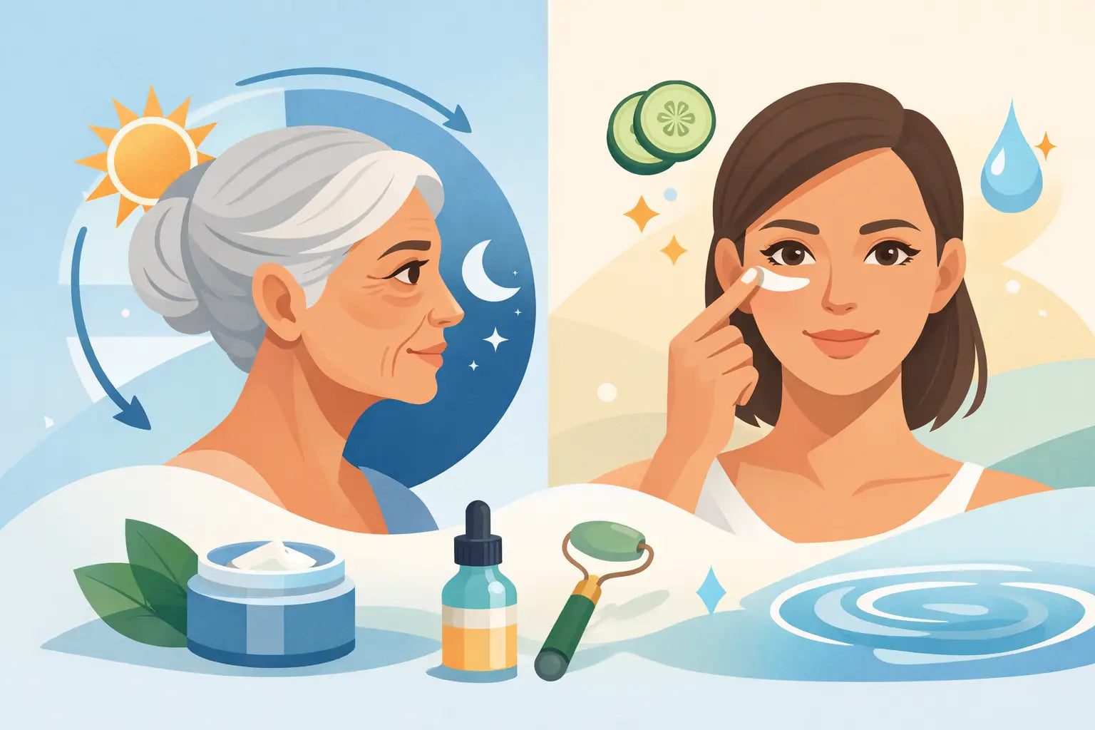 Why Do Eye Bags Worsen With Age? What Helps