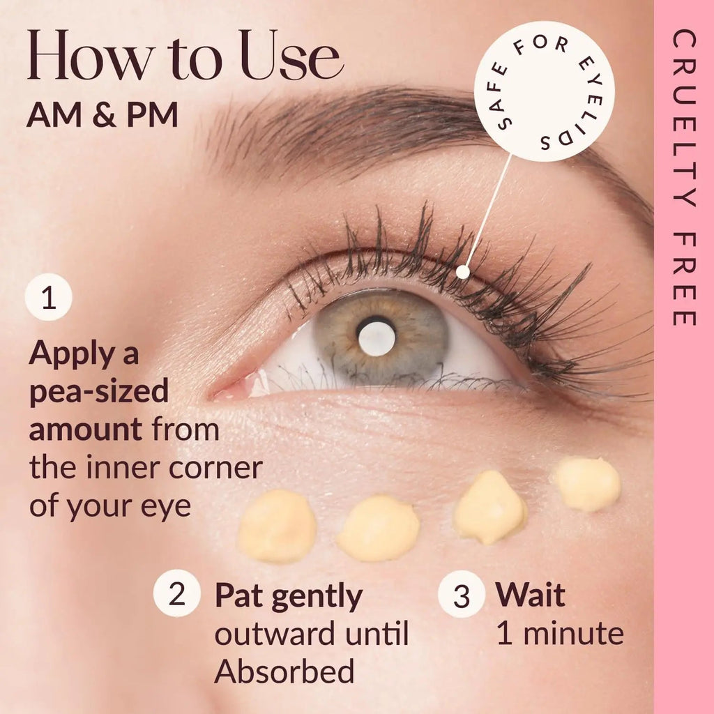 Anti - Aging Eye Cream Reduces Dark Circles Puffiness & Fine Lines Firming Hydrating Intensive Treatment with Bosein Tightens Bags - Wrinkle Wizard