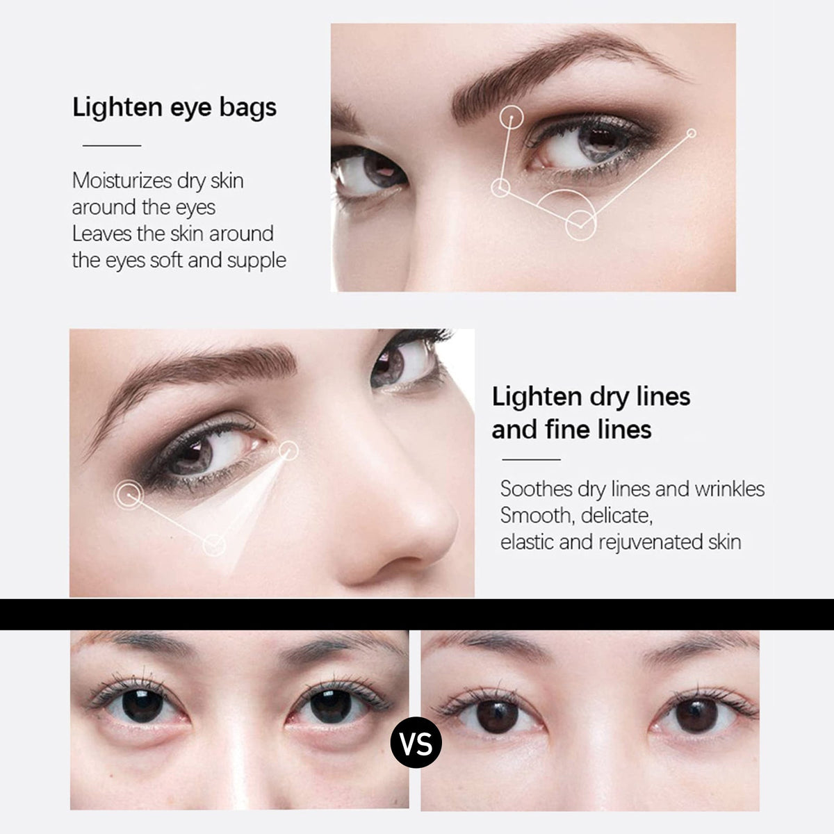 Snake Venom Peptide Moisturizing Eye Cream, Reduce Fine Line Eye Bags Hydrating, Anti - Aging And Anti - Wrinkle Eye Cream - Wrinkle Wizard